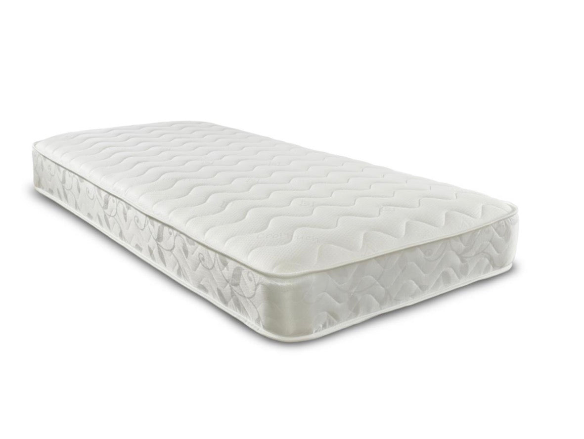 8” Deep White Wavy Daisy Mattress