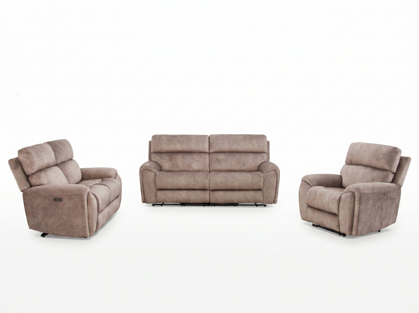 Vegas 3 Seater Power Recliner Sofa