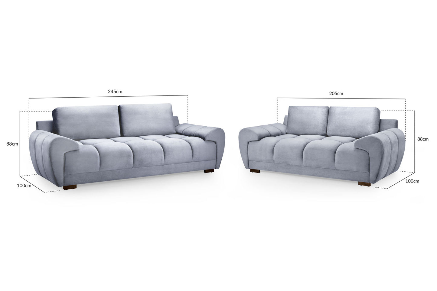 Azzuro Sofa 3+2 Suite