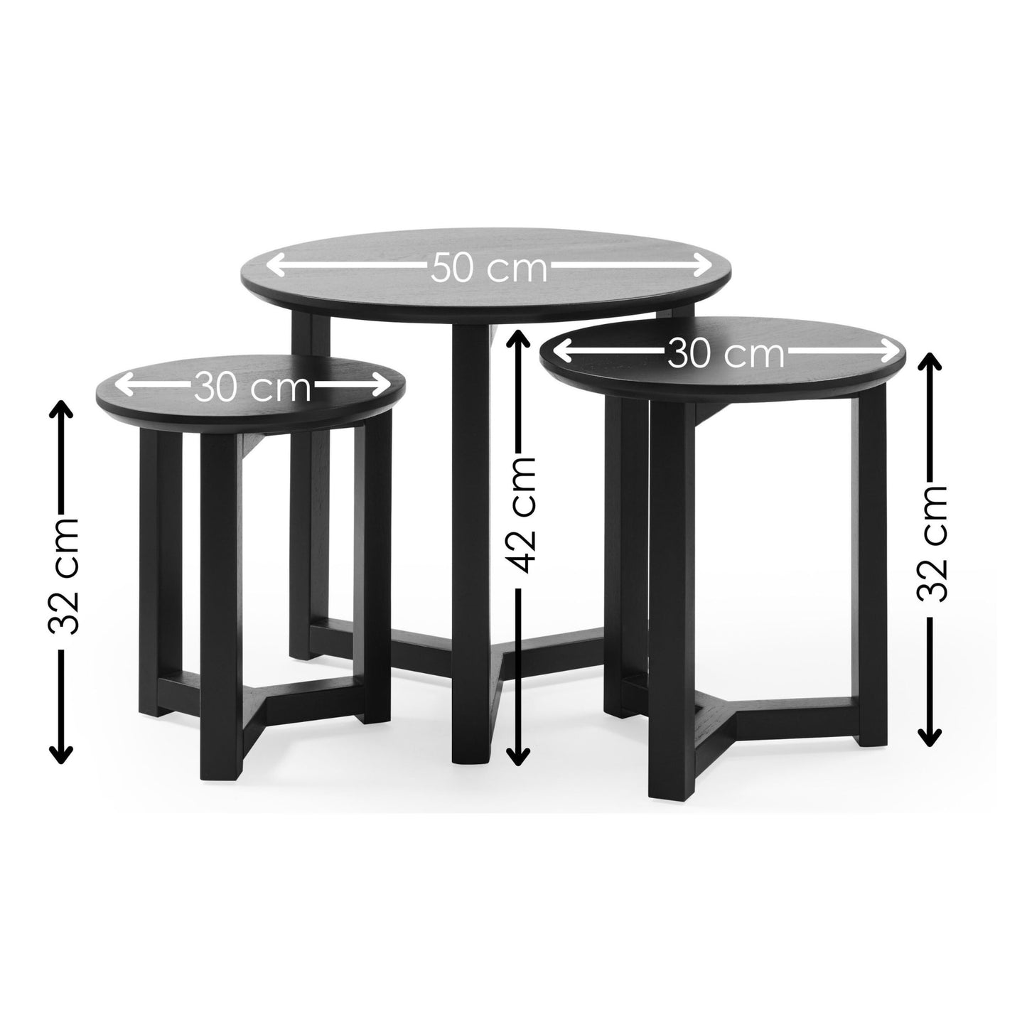Nidri Nest Of 3 Tables