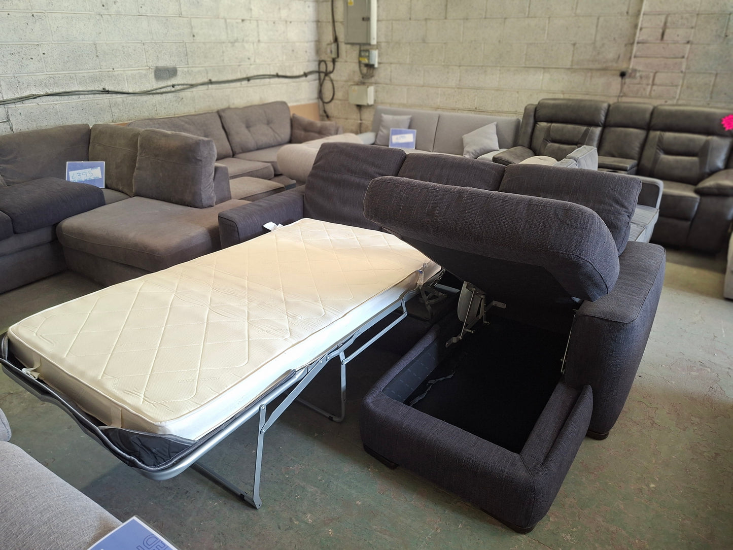 Natuzzi Corner Sofa Bed #U1311