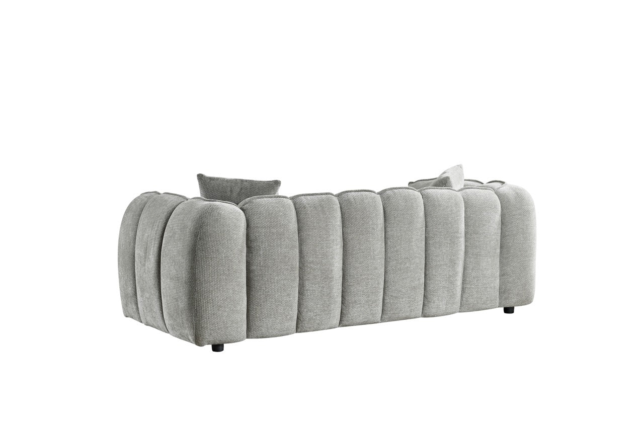 Ex Display Grey Venice 3-Seater Sofa