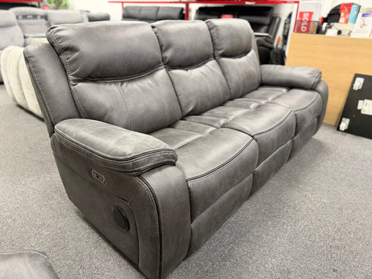 Lotus Modular 3 Seater Power Recliner - Bluetooth Speaker & Power Headrests
