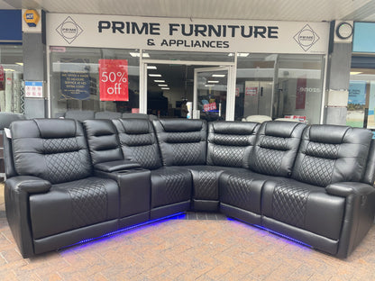 Harrison Lux Power Recliner Corner Sofa