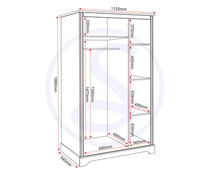 Stratford 3 Door Wardrobe