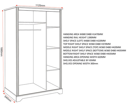 Stratford 3 Door Wardrobe