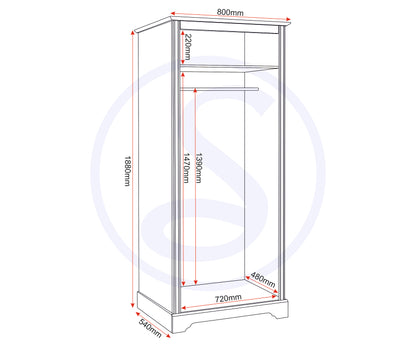 Stratford 2 Door Wardrobe