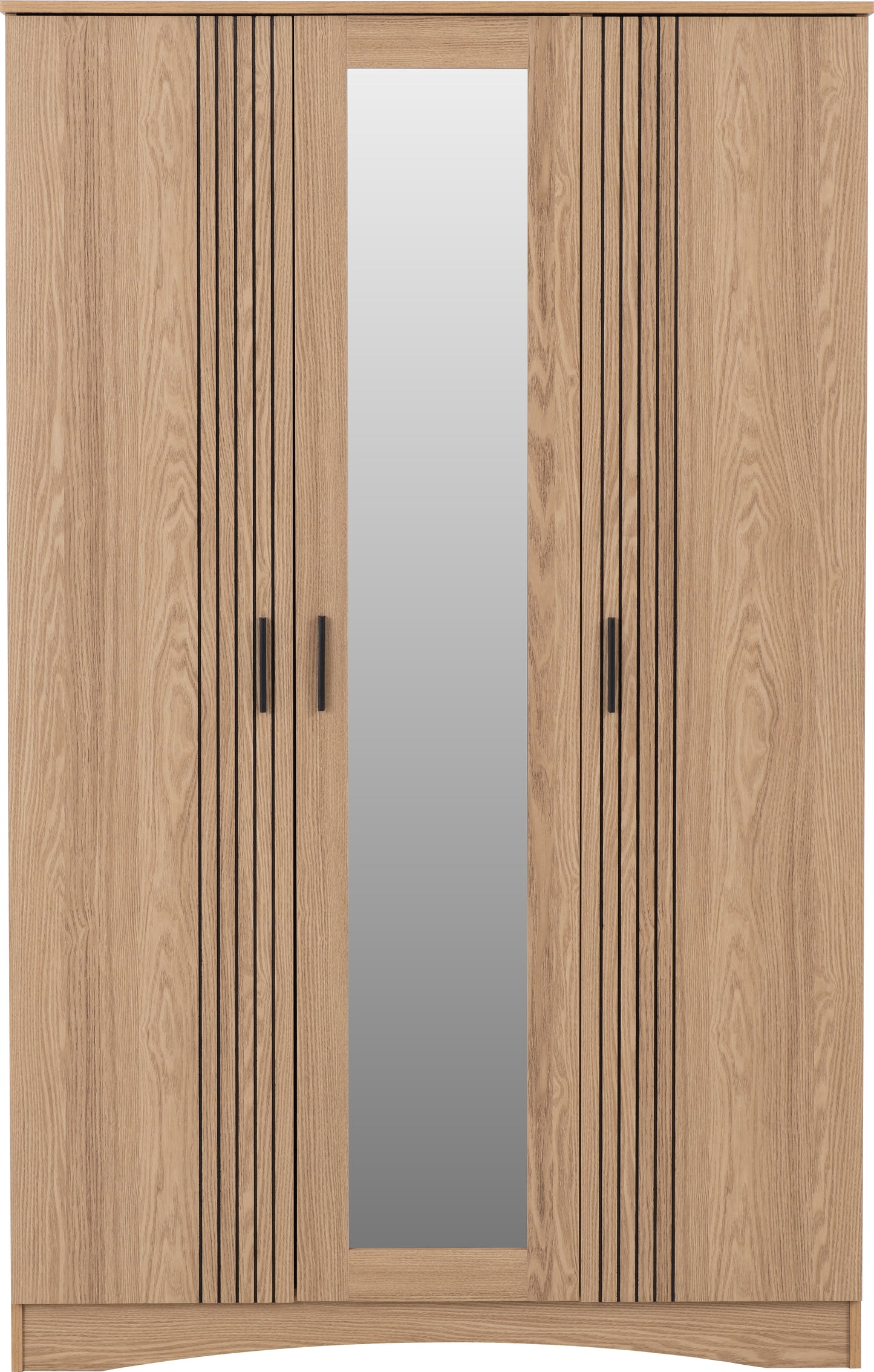 Tessa 3 Door Mirrored Wardrobe