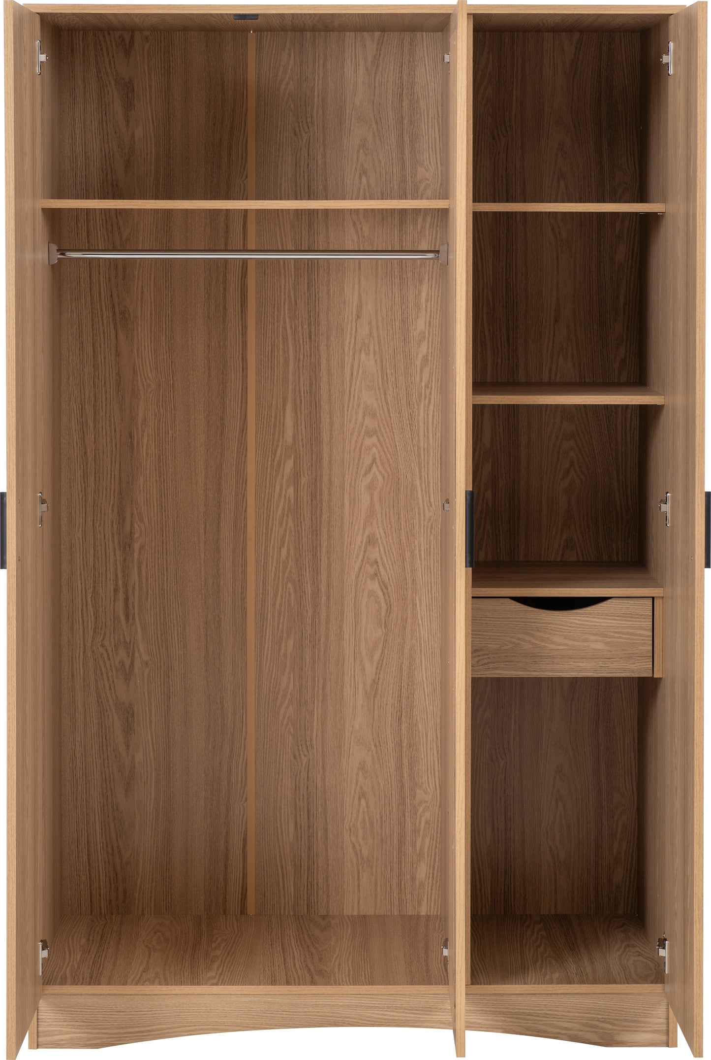 Tessa 3 Door Mirrored Wardrobe