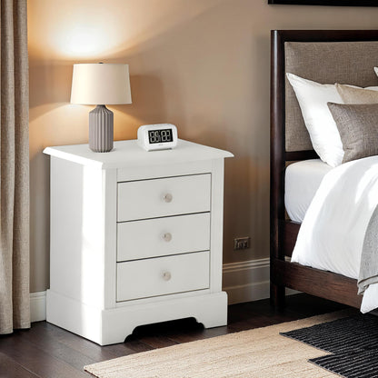 Stratford 3 Drawer Bedside