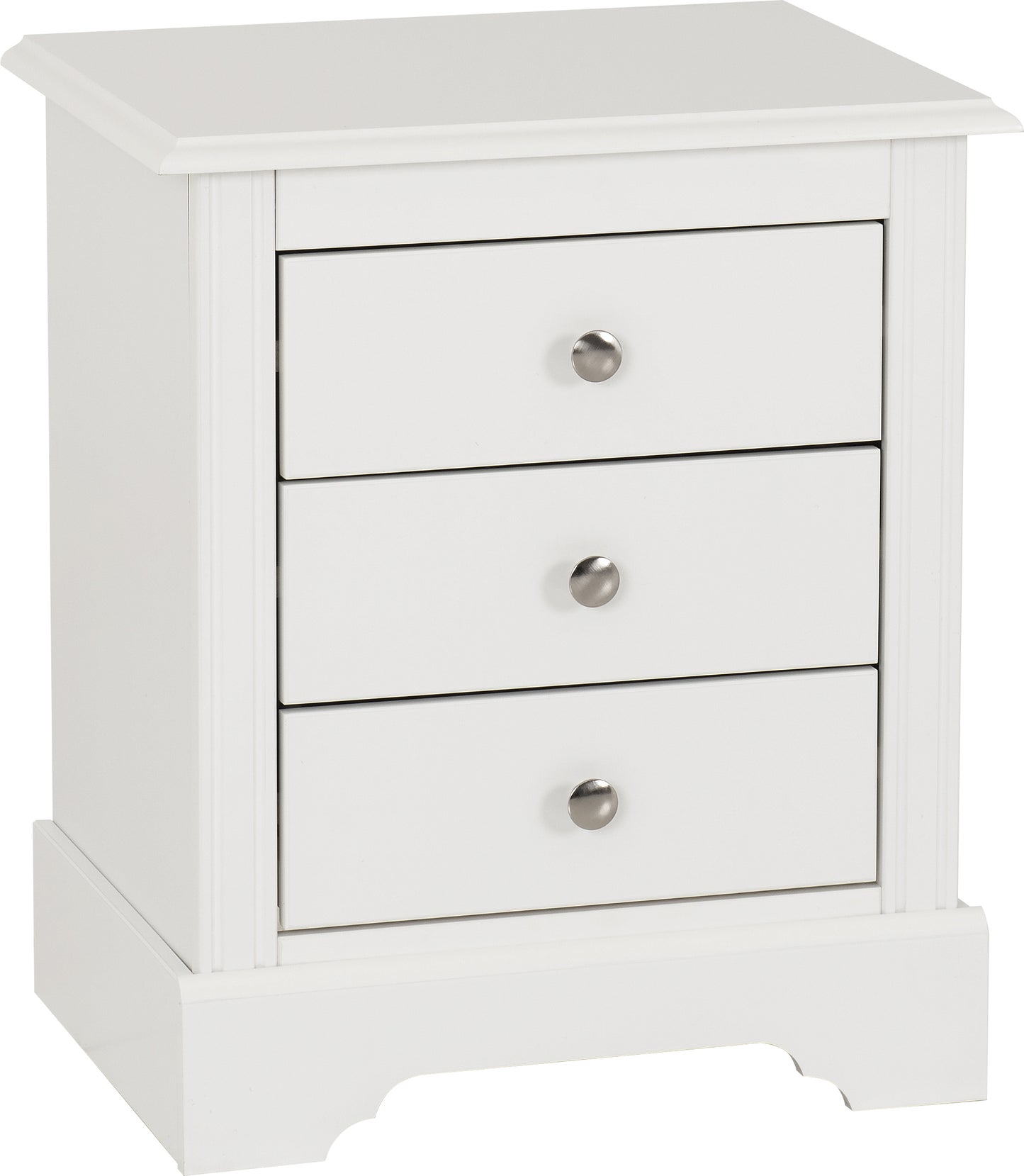 Stratford 3 Drawer Bedside