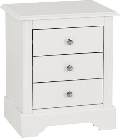 Stratford 3 Drawer Bedside