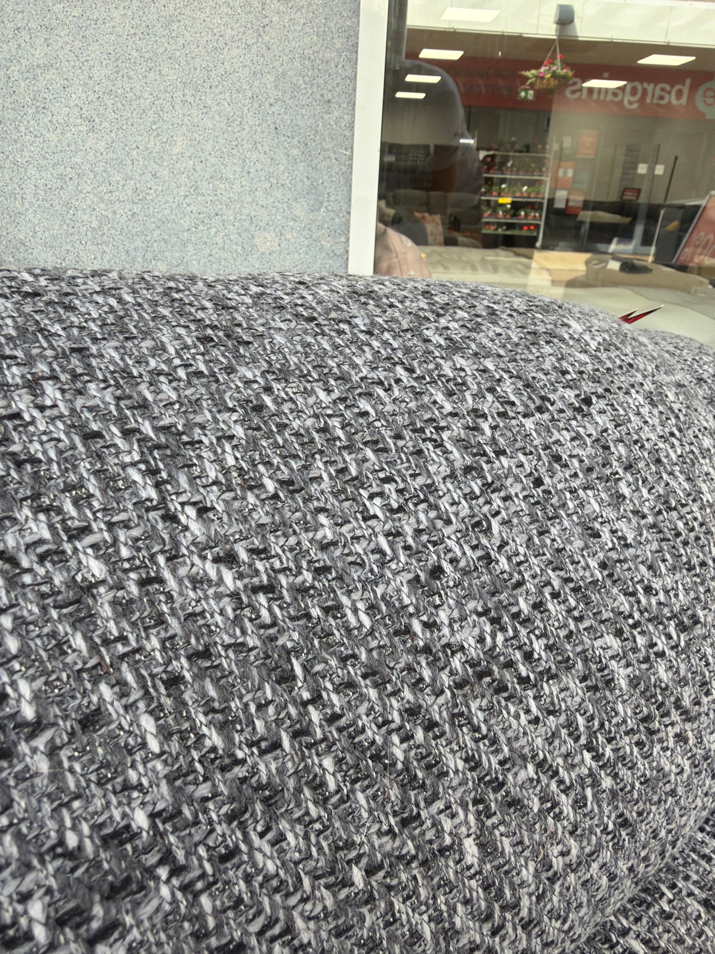 Grey Recliner Armchair #U1306