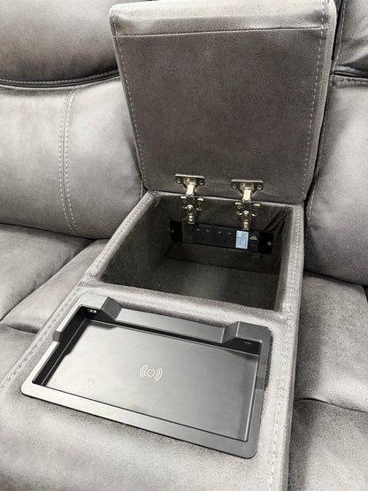 Lotus Modular 2 Seater Power Recliner - Bluetooth Speaker, Wireless Charger & Power Headrests