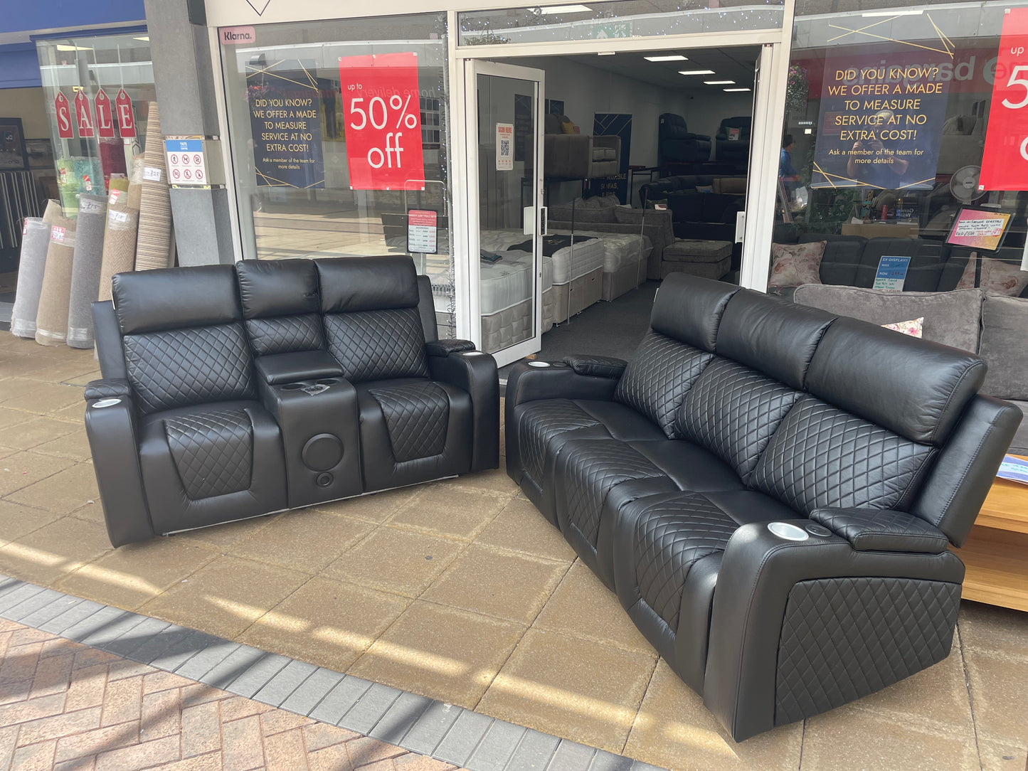 Flora Power Recliner Cinema 2 Seater Sofa