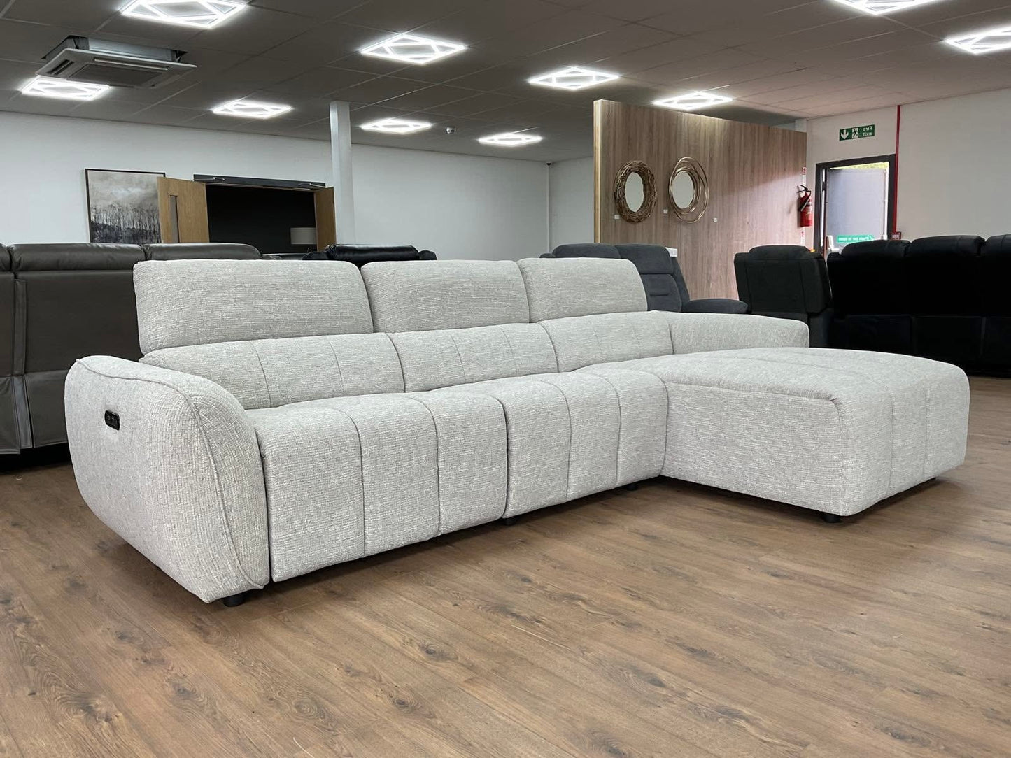 Turin Power Recliner Corner Sofa