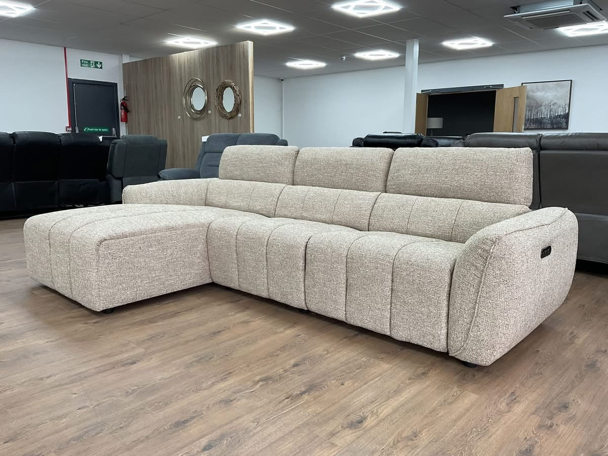 Turin Power Recliner Corner Sofa