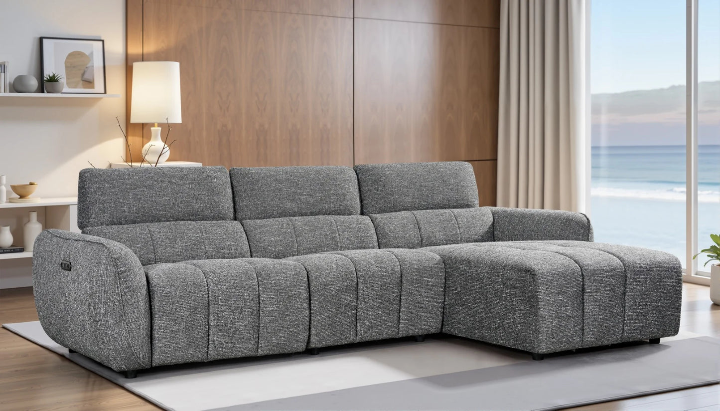 Turin Power Recliner Corner Sofa