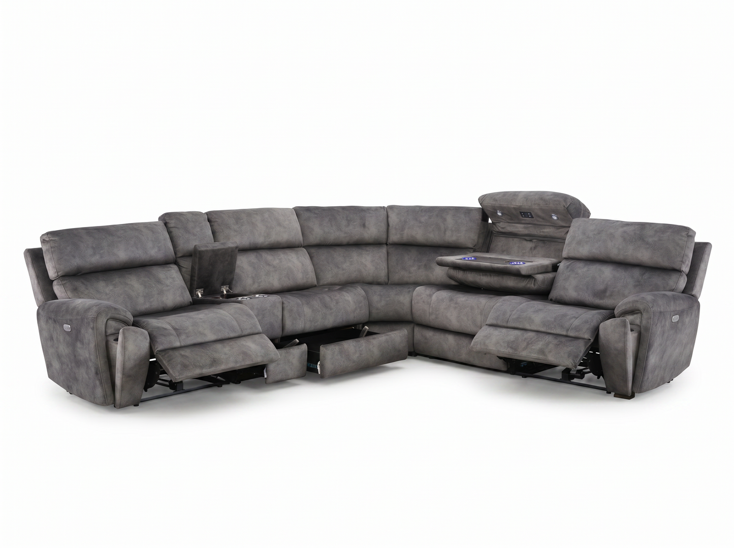 Vegas Modular Power Recliner Corner Sofa