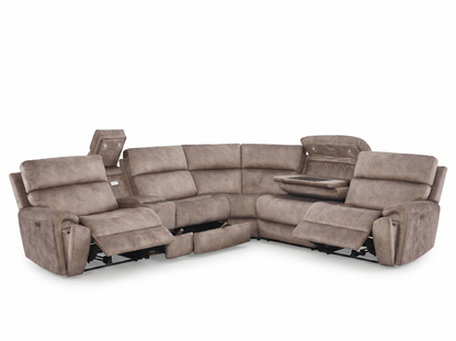 Vegas Modular Power Recliner Corner Sofa