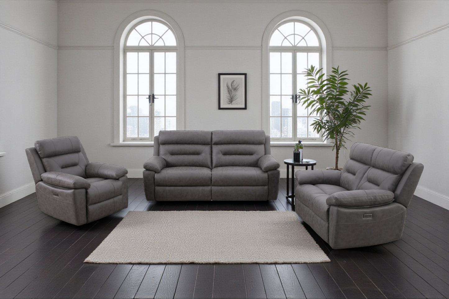 Lucca Universal Power Recliner Corner Sofa