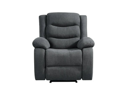 Barry Lux Recliner Armchair - Grey Fabric