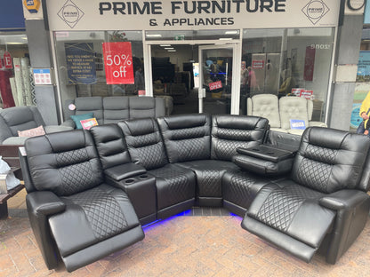 Harrison Lux Power Recliner Corner Sofa