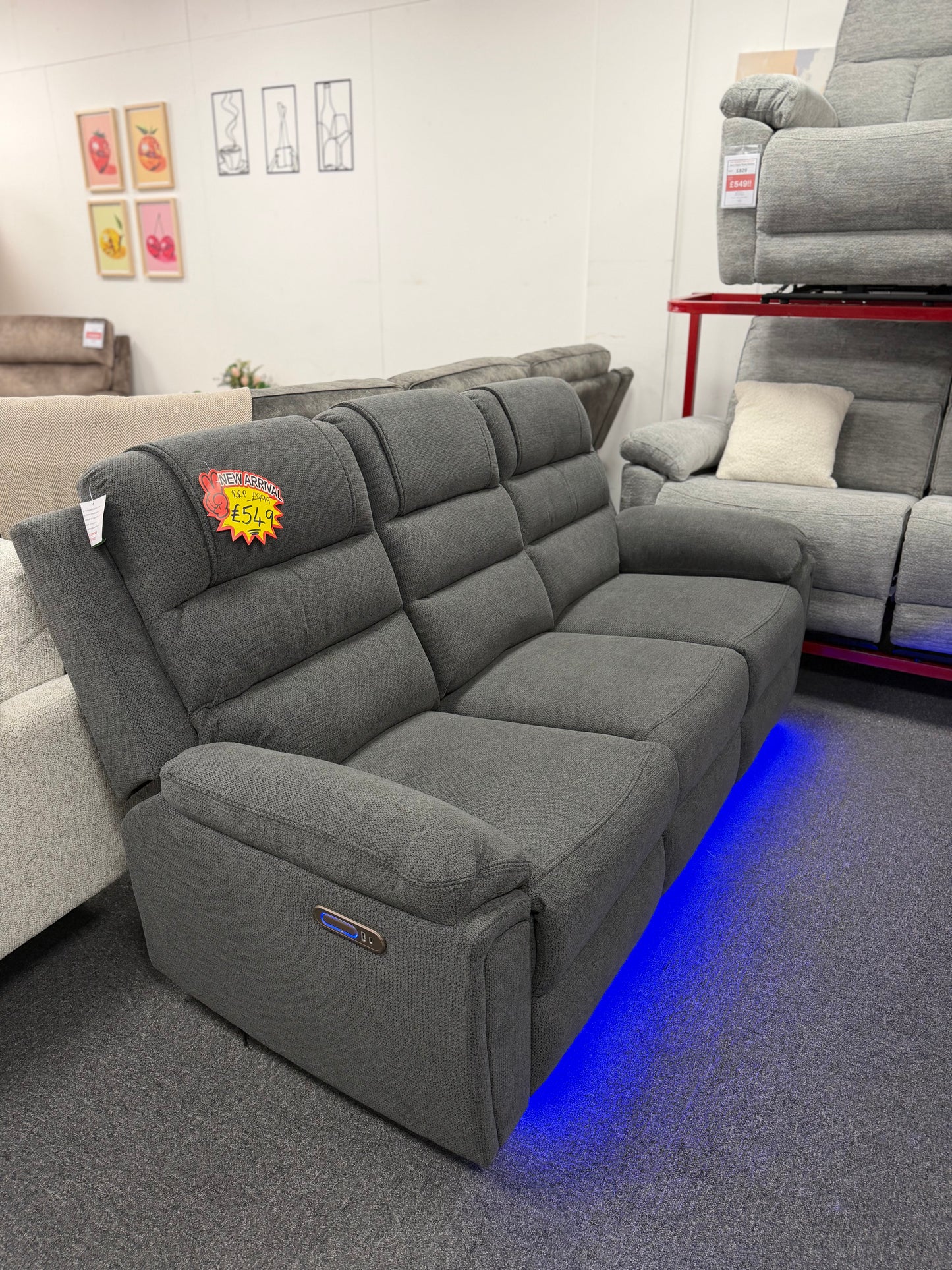 Lexi 3 seater Power Recliner Sofa