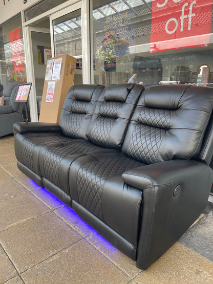 Harrison Lux Power Recliner 3 Seater Sofa