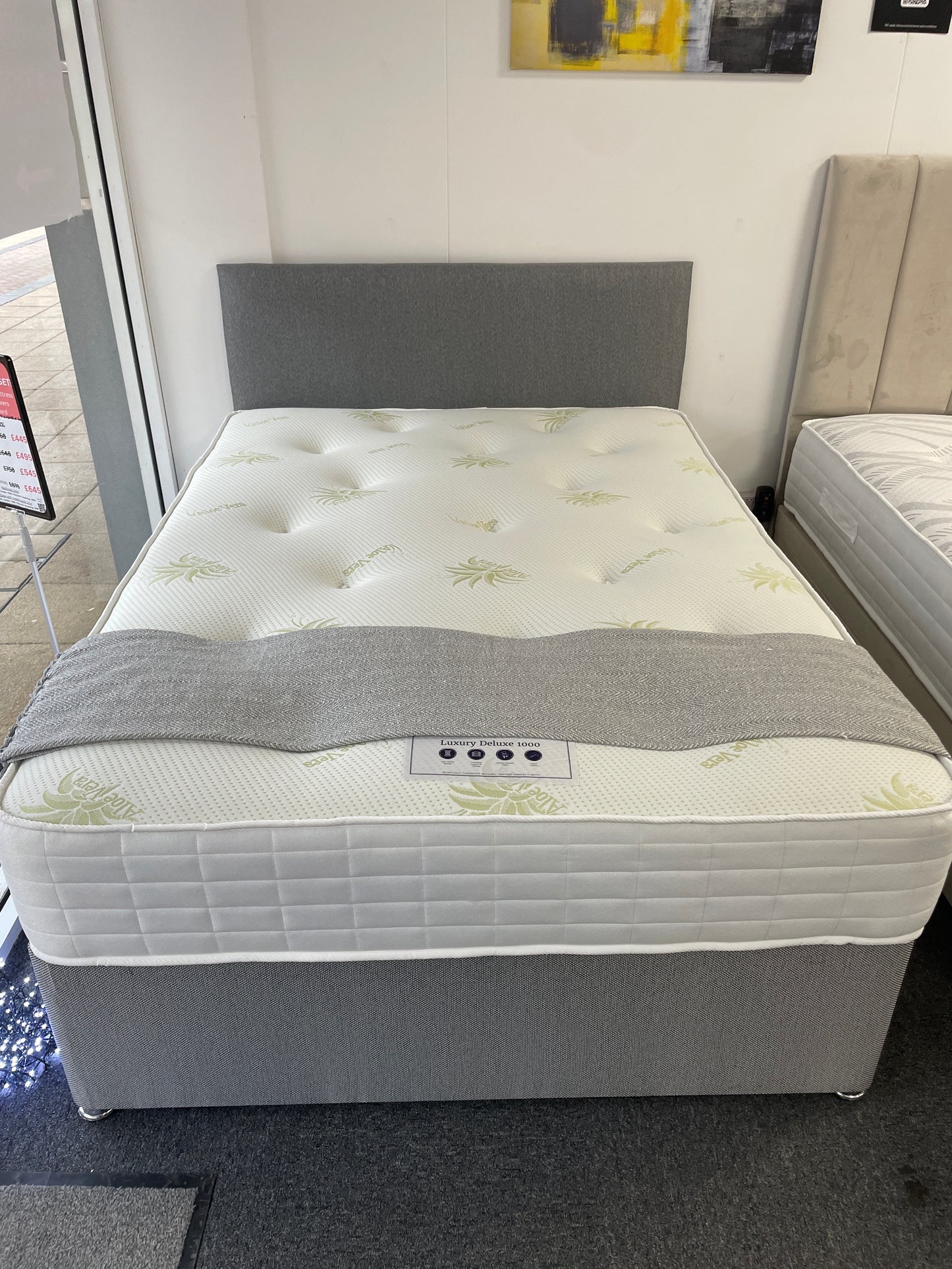Maddy Lux 2 Drawer Bed & Mattress Set
