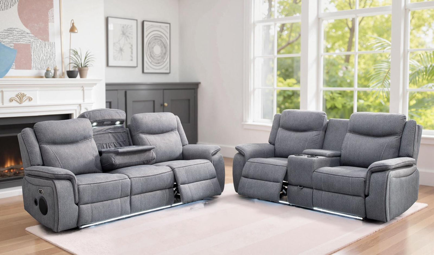 Echo Tech 2-Seater Electric Reclining Cinema Sofa
