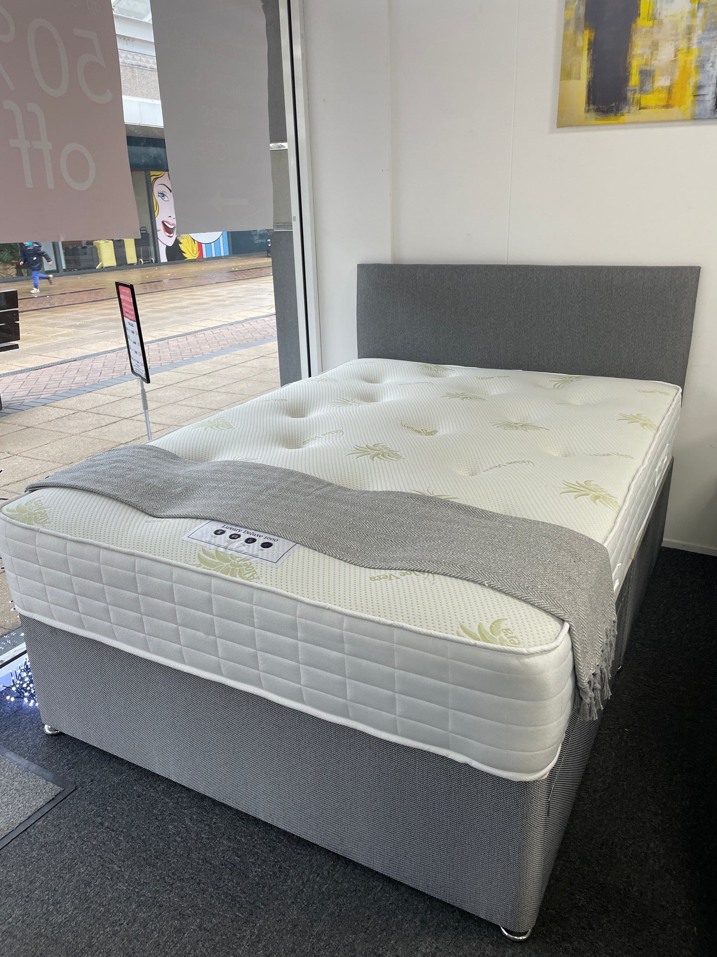 Maddy Lux 2 Drawer Bed & Mattress Set