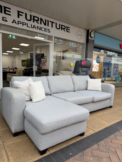 DFS Grey Corner Sofa #U1336