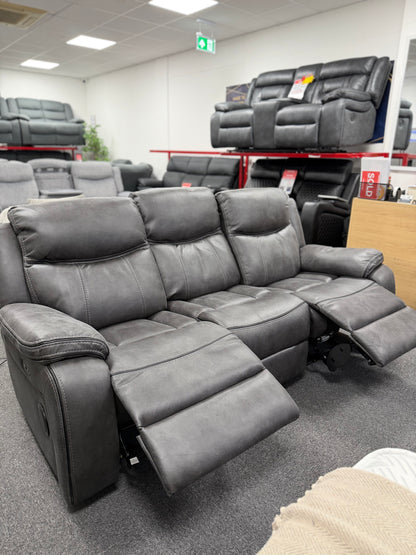 Lotus Modular 3 Seater Power Recliner - Bluetooth Speaker & Power Headrests