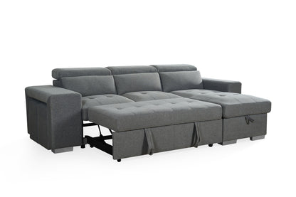 Arizona Grey Universal Corner Sofabed