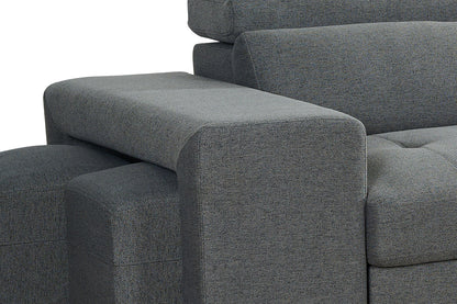 Arizona Grey Universal Corner Sofabed