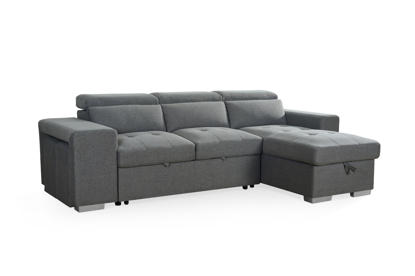 Arizona Grey Universal Corner Sofabed