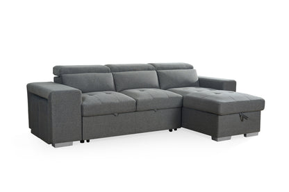 Arizona Grey Universal Corner Sofabed