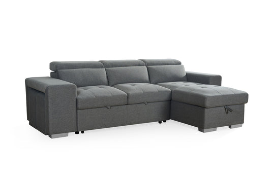 Arizona Grey Universal Corner Sofabed