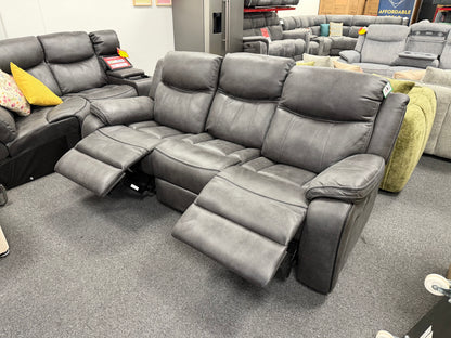 Lotus Modular 3 Seater Power Recliner - Bluetooth Speaker & Power Headrests