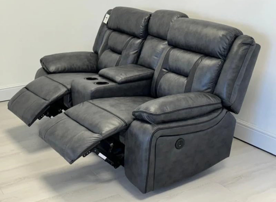 Onyx Power Recliner 2 Seater