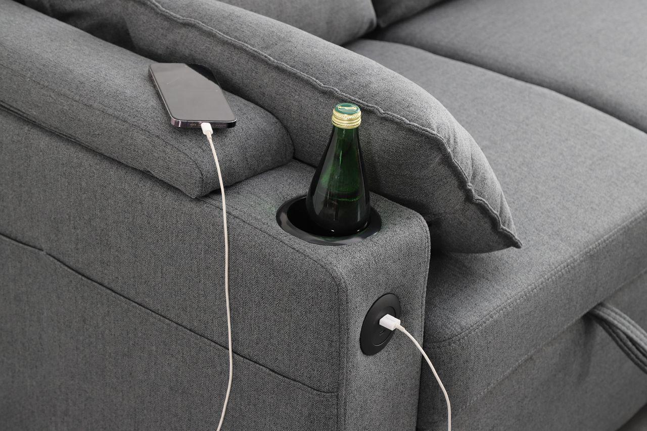 Frankie 2.0 Corner Sofa Bed with Storage