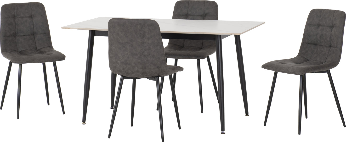 Fenton Dining Set (4 Chairs)