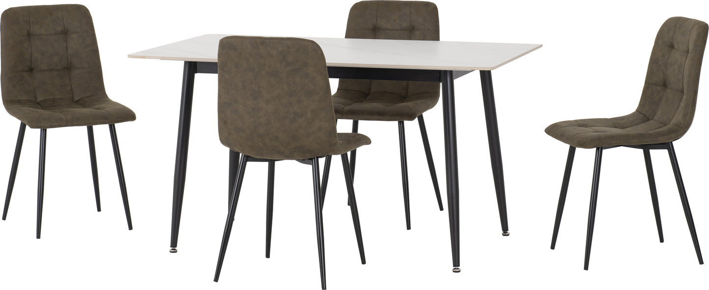 Fenton Dining Set (4 Chairs)