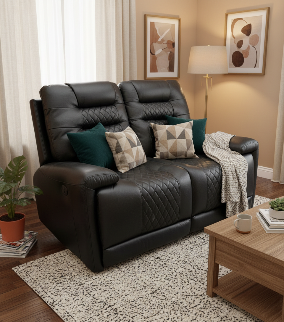 Harrison Lux Power Recliner 2 Seater Sofa