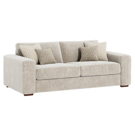 Henley 2 Seater Sofa in Violet Stone fabric, part of the modular Henley sofa collection