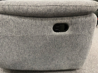 Grey Manual 3-Seater Recliner #U1377