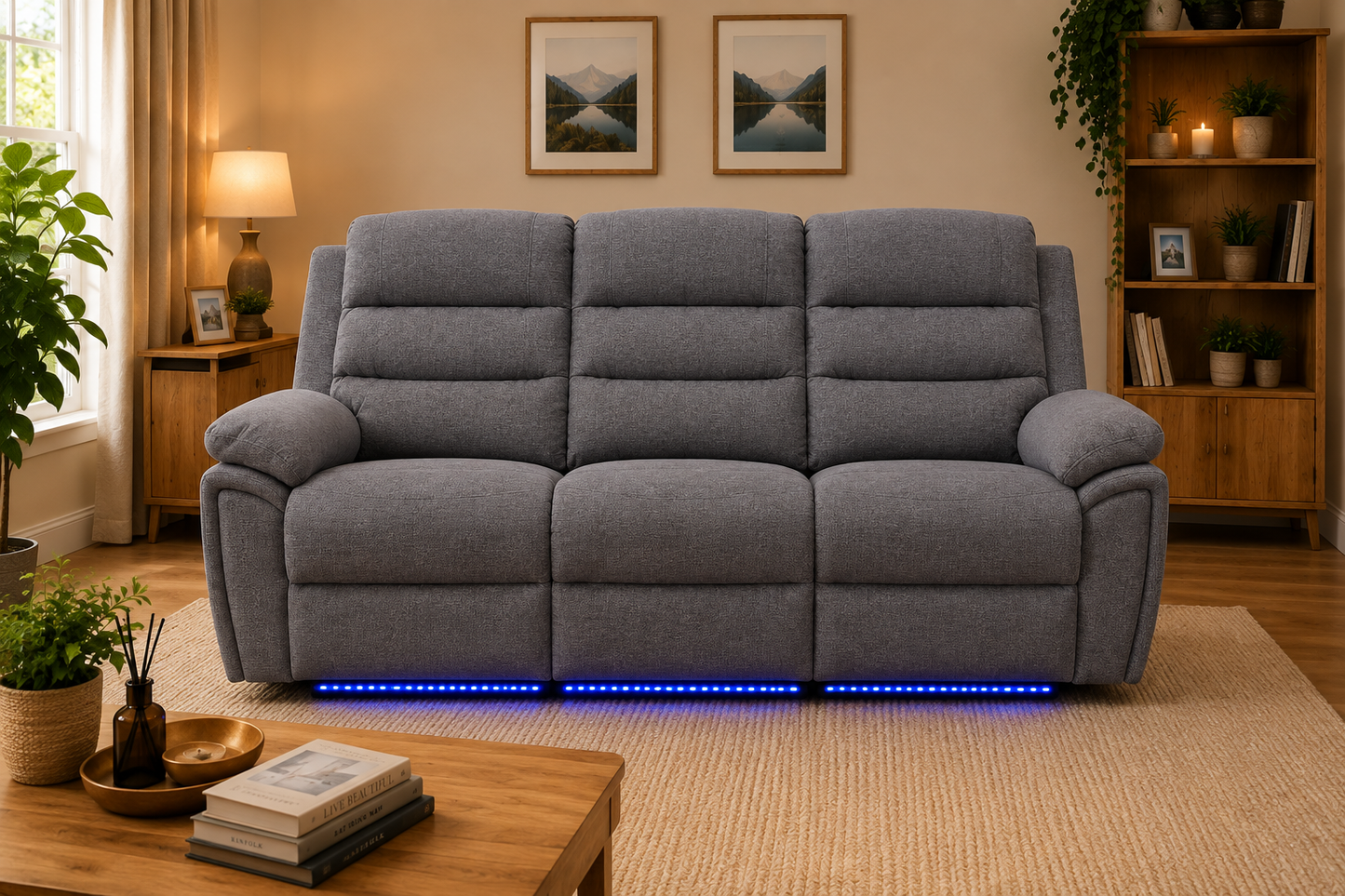 Lexi 3 seater Power Recliner Sofa