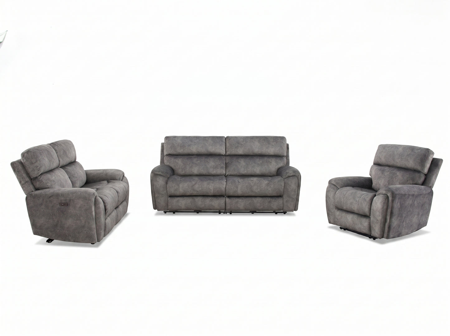 Vegas 3 Seater Power Recliner Sofa