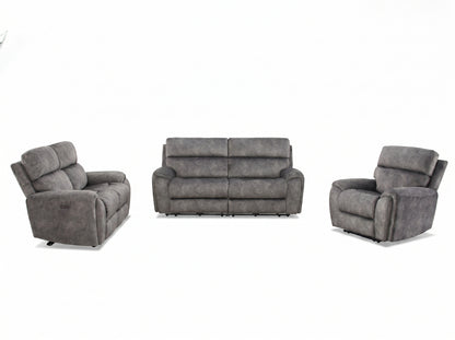Vegas 3 Seater Power Recliner Sofa